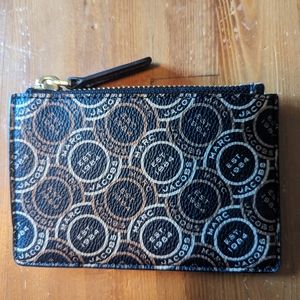 Marc Jacobs Credit Card Holder Wallet Top Zip Snapshot